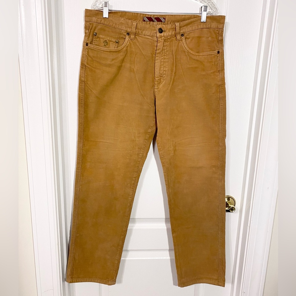 Brooks Brothers 5 Pocket Corduroy Jeans Pants Tan Men’s 36/30